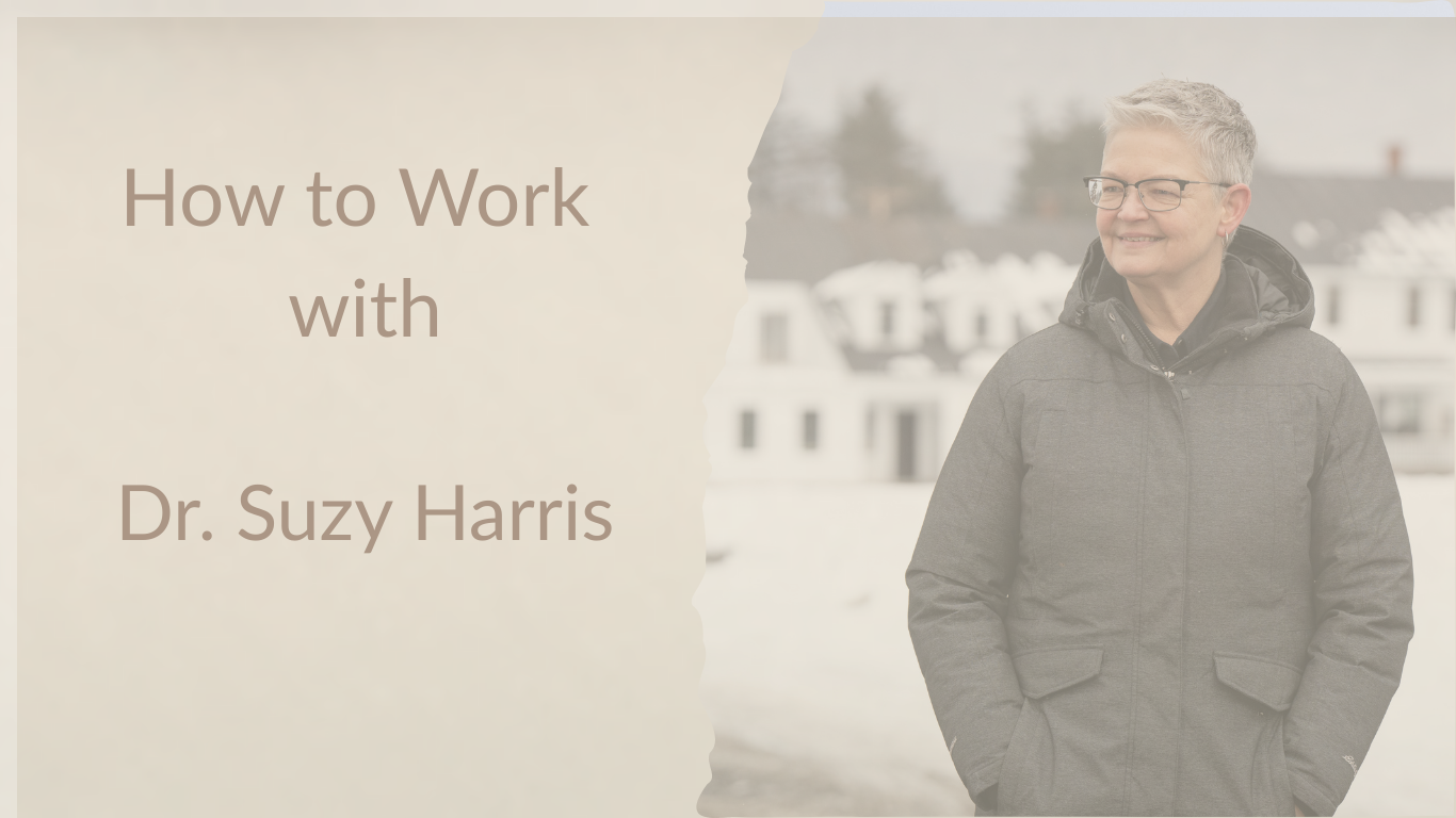 How to Work with Dr. Suzy Harris banner