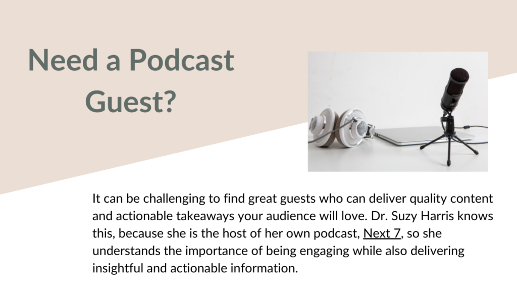 Need a podcast guest? It can be challenging to find great guests who can deliver quality content and actionable takeaways.